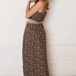 Bloemen Spaghetti Jurk Jacky -Mooie Stijl Verkoop Bloemen Spaghetti Jurk Jacky 3 586x900 1