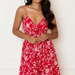 Bloemenprint Strik Jurk Isabel Rood 18 Bloemenprint Strik Jurk Isabel Rood -Mooie Stijl Verkoop Bloemenprint Strik Jurk Isabel Rood 6 586x900 2