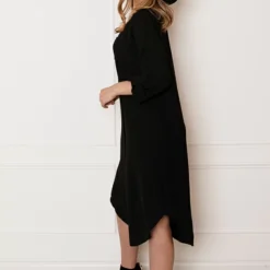 Blouse Jurk Sigrid Zwart -Mooie Stijl Verkoop Blouse Jurk Sigrid Zwart 3 586x900 1