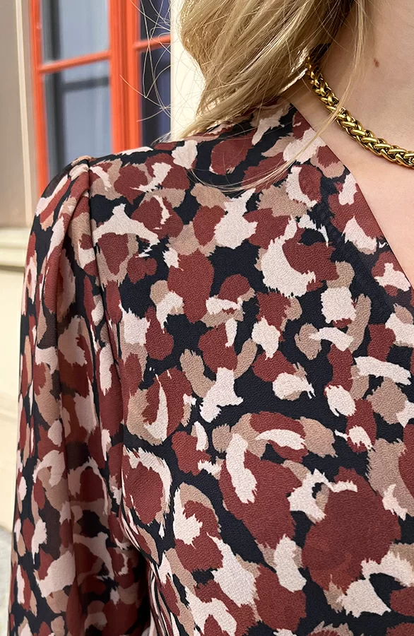 Dots Strik Jurk Vivian Choco 7 Dots Strik Jurk Vivian Choco - Afbeelding 7