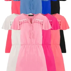 Deal Detailed Strik Jurk Kensi -Mooie Stijl Verkoop Deal Detailed Strik Jurk Kensi0423 586x900 2