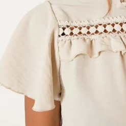 Detailed Strik Jurk Kensi Beige -Mooie Stijl Verkoop Detailed Strik Jurk Kensi Beige close 586x900 1