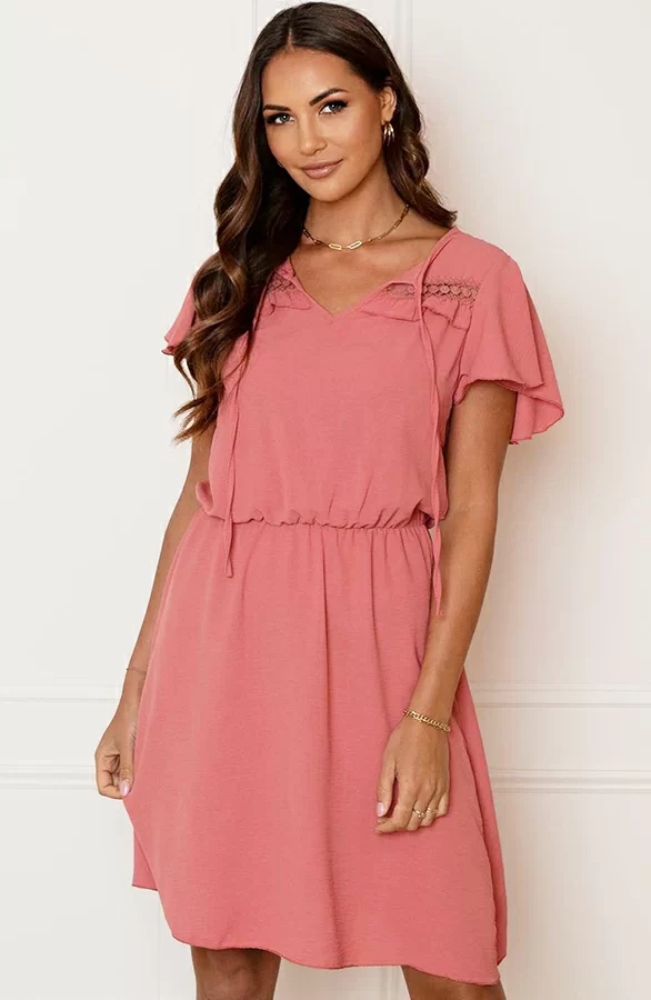 Detailed Strik Jurk Kensi Dust Roze 7 Detailed Strik Jurk Kensi Dust Roze - Afbeelding 7