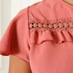 Detailed Strik Jurk Kensi Dust Roze 15 Detailed Strik Jurk Kensi Dust Roze -Mooie Stijl Verkoop Detailed Strik Jurk Kensi Dust Roze close 586x900 1