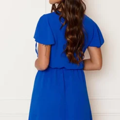 Detailed Strik Jurk Kensi Kobalt -Mooie Stijl Verkoop Detailed Strik Jurk Kensi Kobalt 6 586x900 1