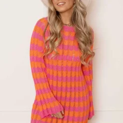 Gehaakte Wavy Jurk Maura Roze Oranje 16 Gehaakte Wavy Jurk Maura Roze Oranje -Mooie Stijl Verkoop Gehaakte Wavy Jurk Maura Roze Oranje 2 586x900 2