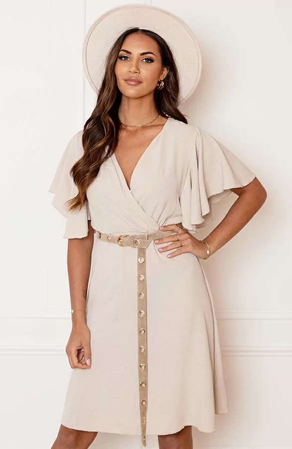 Jurk Nikkie Beige 2.0