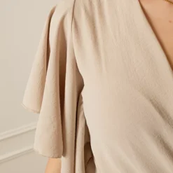 Midi Jurk Nikkie Beige -Mooie Stijl Verkoop Jurk Nikkie Beige 2.0 close 586x900 1