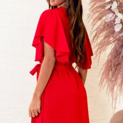 Jurk Nikkie Rood 2.0 -Mooie Stijl Verkoop Jurk Nikkie Rood 2 9 586x900 1