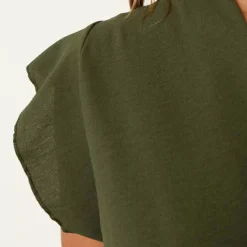 Laagjes Jurk Lexy Army -Mooie Stijl Verkoop Laagjes Jurk Lexy Army close 586x900 1