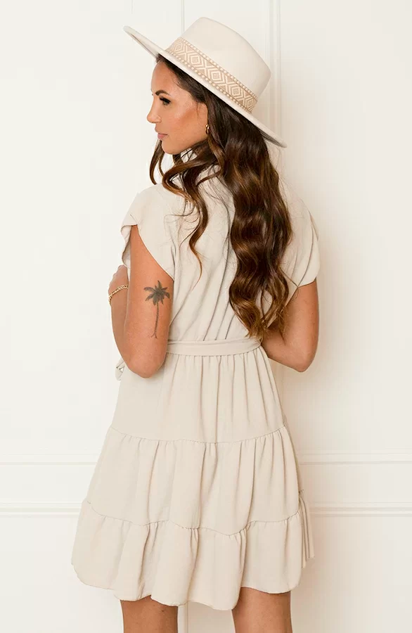 Laagjes Jurk Lexy Beige 10 Laagjes Jurk Lexy Beige - Afbeelding 10