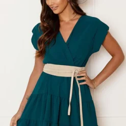 Laagjes Jurk Lexy Petrol -Mooie Stijl Verkoop Laagjes Jurk Lexy Petrol 4 1 586x900 2