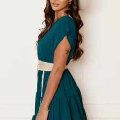 Laagjes Jurk Lexy Petrol -Mooie Stijl Verkoop Laagjes Jurk Lexy Petrol 5 1 586x900 1