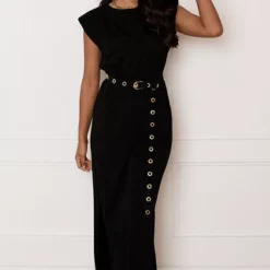 Lange Jurk Met Split Marit Zwart 11 Lange Jurk Met Split Marit Zwart -Mooie Stijl Verkoop Lange Jurk Met Split Marit Zwart 2 586x900 1