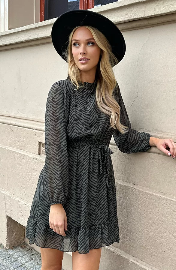 Limited Print Jurk Yade Army 4 Limited Print Jurk Yade Army - Afbeelding 4