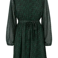 Limited Print Jurk Yade Smaragd -Mooie Stijl Verkoop Limited Print Jurk Yade Smaragd 586x900 2