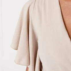 Midi Jurk Nikkie Beige -Mooie Stijl Verkoop MIDI JURK NIKKIE BEIGE 6 1 586x900 1