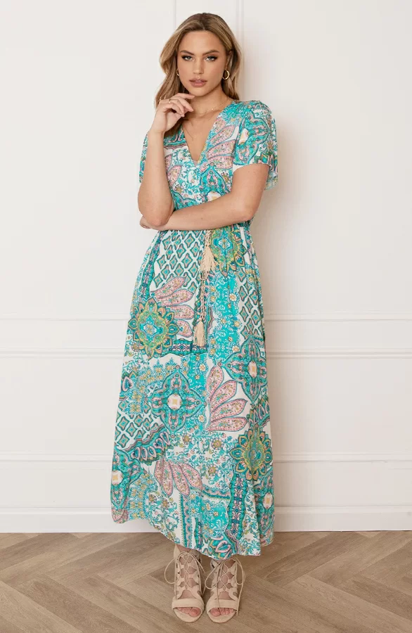 Maxi Ibiza Jurk Else Blauw 8 Maxi Ibiza Jurk Else Blauw - Afbeelding 8