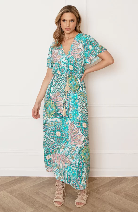 Maxi Ibiza Jurk Else Blauw 1 Maxi Ibiza Jurk Else Blauw