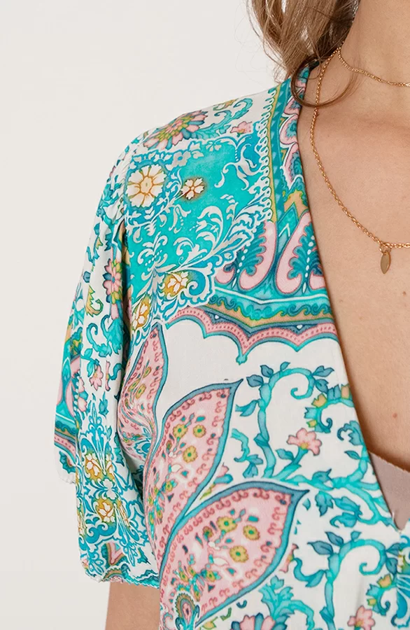 Maxi Ibiza Jurk Else Blauw 6 Maxi Ibiza Jurk Else Blauw - Afbeelding 6