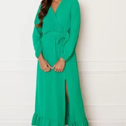 Maxi Strik Jurk Elize Bright Green -Mooie Stijl Verkoop Maxi Strik Jurk Elize Bright Green 5 586x900 2