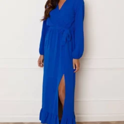 Maxi Strik Jurk Elize Kobalt -Mooie Stijl Verkoop Maxi Strik Jurk Elize Kobalt 3 586x900 2