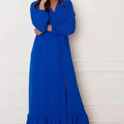 Maxi Strik Jurk Elize Kobalt -Mooie Stijl Verkoop Maxi Strik Jurk Elize Kobalt 6 586x900 2