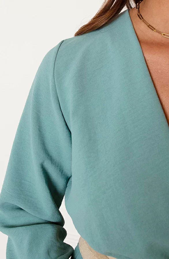 Maxi Strik Jurk Elize Mint 5 Maxi Strik Jurk Elize Mint - Afbeelding 5