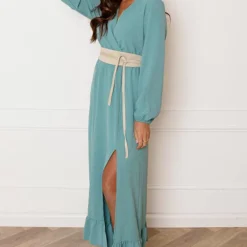 Deal Maxi Strik Jurk Elize -Mooie Stijl Verkoop Maxi Strik Jurk Elize Mint 3 586x900 4