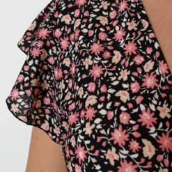 Midi Jurk Bloemenprint Jenny Zwart Koraal 16 Midi Jurk Bloemenprint Jenny Zwart Koraal -Mooie Stijl Verkoop Midi Jurk Bloemenprint Jenny Zwart Koraal close 586x900 1