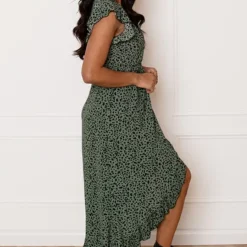 Midi Jurk Cheetah Jenny Army -Mooie Stijl Verkoop Midi Jurk Cheetah Jenny Army 4 586x900 1