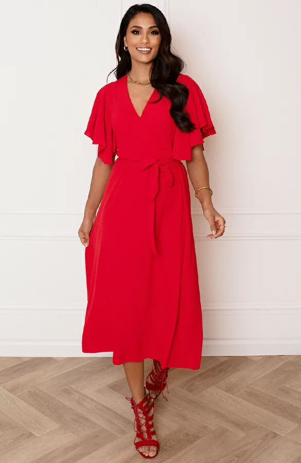 Midi Jurk Nikkie Rood