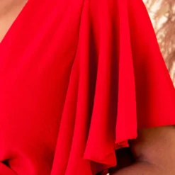 Midi Jurk Nikkie Rood -Mooie Stijl Verkoop Midi Jurk Nikkie Rood 586x900 1