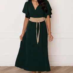 Midi Jurk Nikkie Smaragd 10 Midi Jurk Nikkie Smaragd -Mooie Stijl Verkoop Midi Jurk Nikkie Smaragd 4 586x900 1