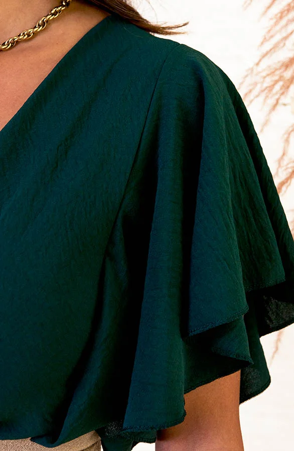 Midi Jurk Nikkie Smaragd 6 Midi Jurk Nikkie Smaragd - Afbeelding 6