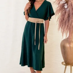 Midi Jurk Nikkie Smaragd 14 Midi Jurk Nikkie Smaragd -Mooie Stijl Verkoop Midi Jurk Nikkie Smaragd 5 586x900 2