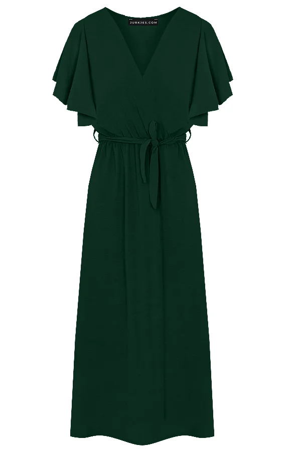 Midi Jurk Nikkie Smaragd 8 Midi Jurk Nikkie Smaragd - Afbeelding 8