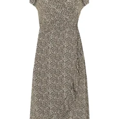 Midi Jurk Panterprint Jenny Ecru -Mooie Stijl Verkoop Midi Jurk panterprint Jenny Ecru 586x900 1