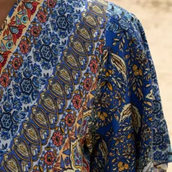 Print Maxi Jurk Elodie Kobalt -Mooie Stijl Verkoop Print Maxi Jurk Elodie Kobalt 4 586x900 1