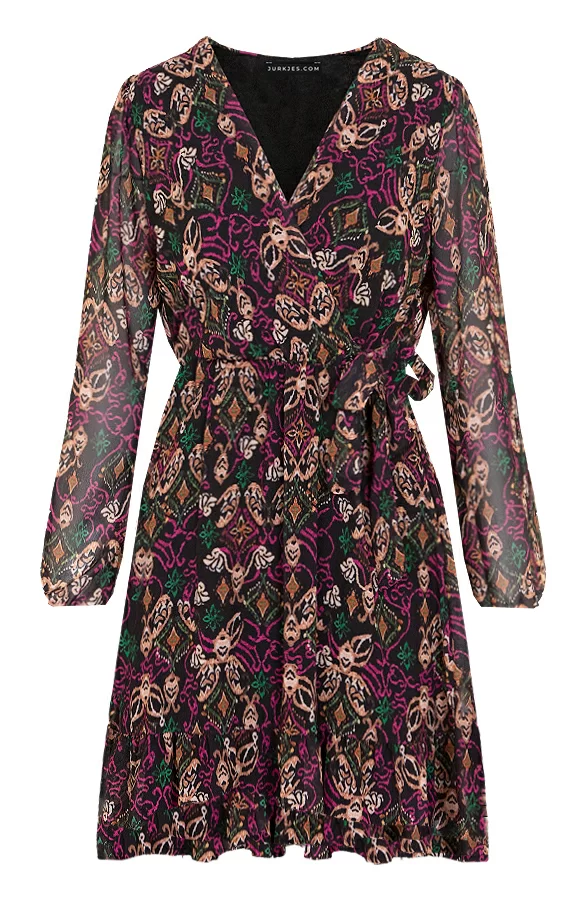 Print Strik Jurk Vivian Multi 9 Print Strik Jurk Vivian Multi - Afbeelding 9