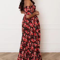 Romantic Off Shoulder Jurk Ilse -Mooie Stijl Verkoop Romantic Off Shoulder Jurk Ilse 4 586x900 1