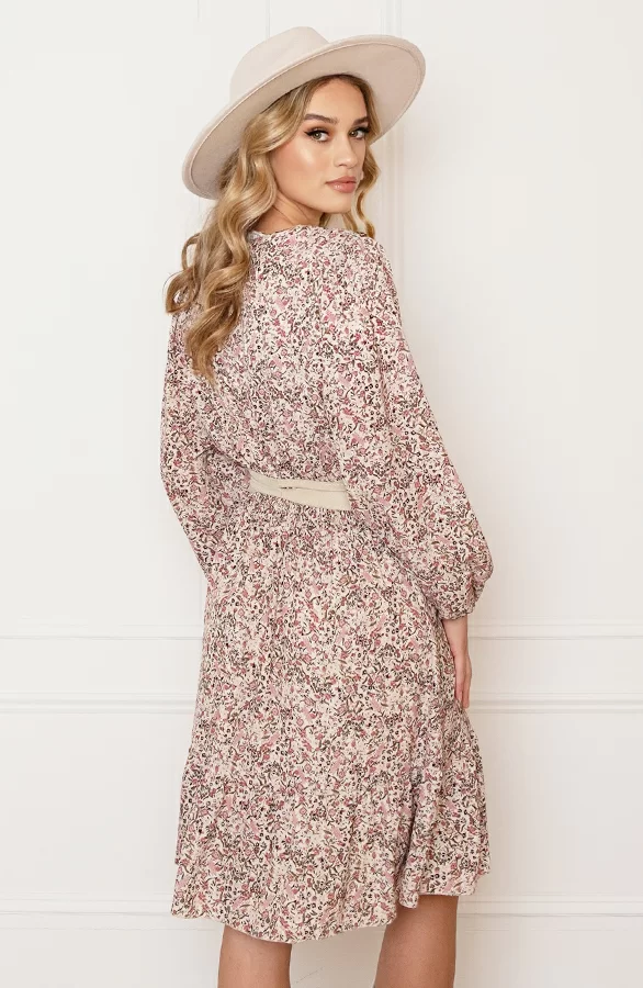 Ruffle Bloemenprint Jurk Saar 4 Ruffle Bloemenprint Jurk Saar - Afbeelding 4