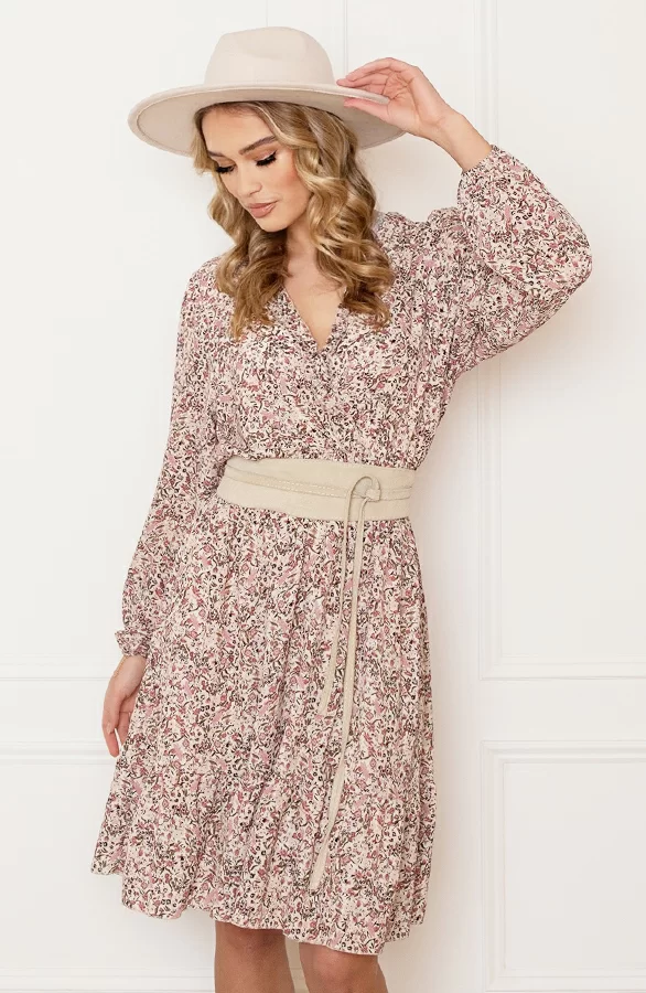 Ruffle Bloemenprint Jurk Saar 1 Ruffle Bloemenprint Jurk Saar