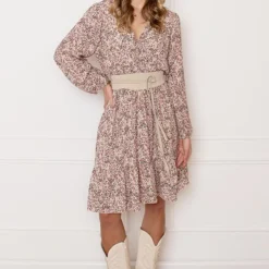 Ruffle Bloemenprint Jurk Saar 14 Ruffle Bloemenprint Jurk Saar -Mooie Stijl Verkoop Ruffle Bloemenprint Jurk Saar 8 586x900 1