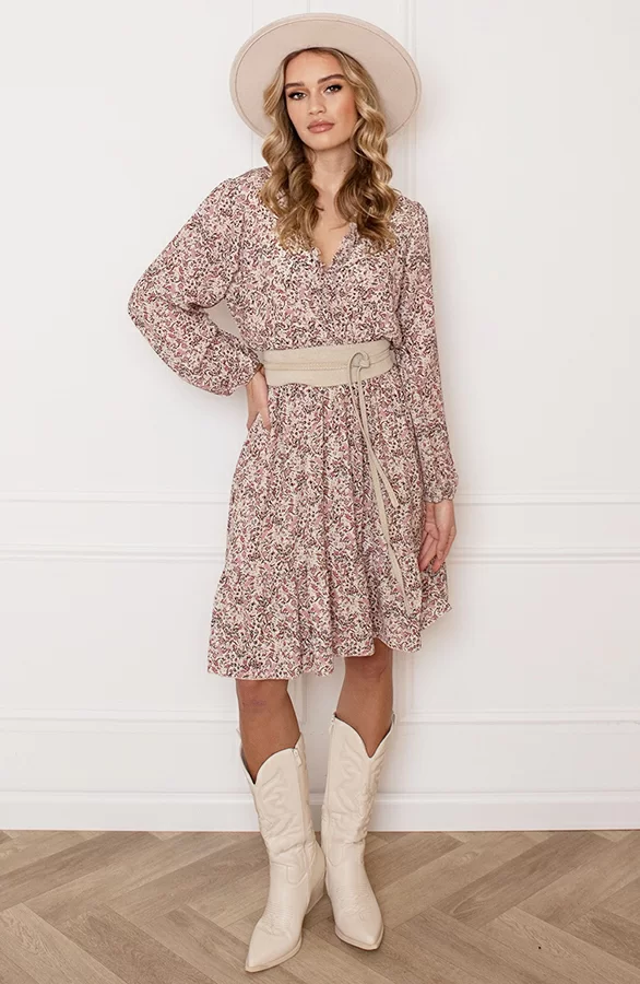 Ruffle Bloemenprint Jurk Saar 5 Ruffle Bloemenprint Jurk Saar - Afbeelding 5