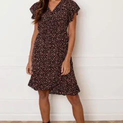 Strik Jurk Cheetahprint Jade Zwart Koraal -Mooie Stijl Verkoop Strik Jurk Cheetahprint Jade Zwart Koraal 1 586x900 1