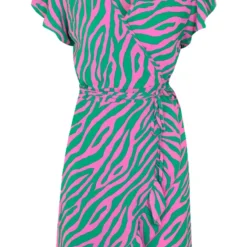 Strik Jurk Zebraprint Jade Groen Roze 13 Strik Jurk Zebraprint Jade Groen Roze -Mooie Stijl Verkoop Strik Jurk Zebraprint Jade Groen Roze 586x900 1