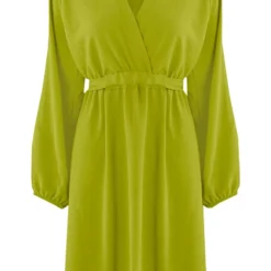 V-hals Jurk Kate Olive