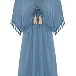 V-hals Lurex Jurk Maris Jeansblauw 15 V-hals Lurex Jurk Maris Jeansblauw -Mooie Stijl Verkoop V hals Lurex Jurk Maris Jeansblauw 586x900 1