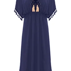 V-hals Lurex Jurk Maxi Maris Marine 13 V-hals Lurex Jurk Maxi Maris Marine -Mooie Stijl Verkoop V hals Lurex Jurk Maxi Maris Marine 586x900 2